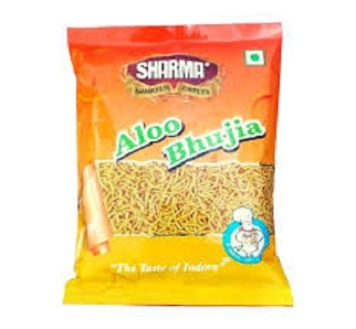 Tasty Crispy 28% Protein 38.12Gm Fat Content And Crunchy Aloo Bhujiya Namkeen Carbohydrate: 41 Grams (G)