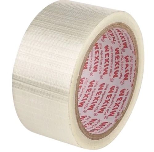 0.5mm Thick 60 Meters Single Sided Adhesive Transparent BOPP Filament Tape