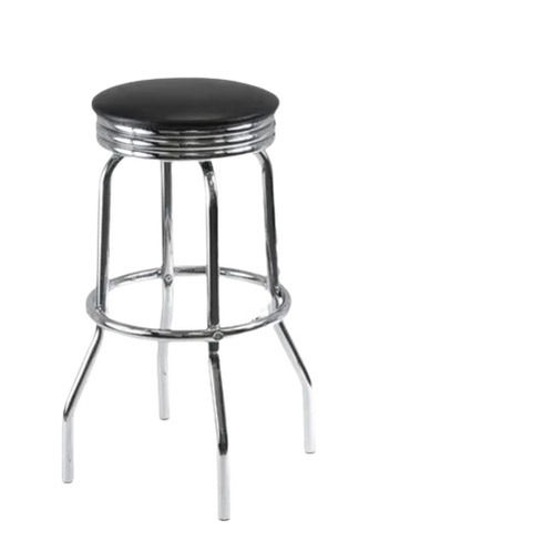 Machine Made 11.80X11.80X19.70 Inches, Light Weight And Adjustable Round Stainless Steel Stool