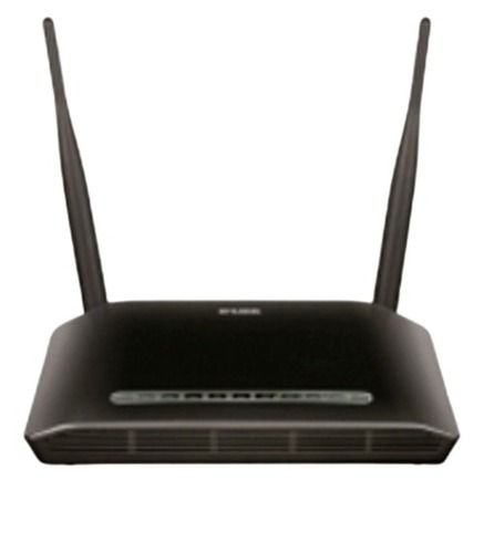 Black 13 X 3.3 X 19.3 Cm 400 Gram 20 Watt 54 Mps Dual Antenna Wireless Router