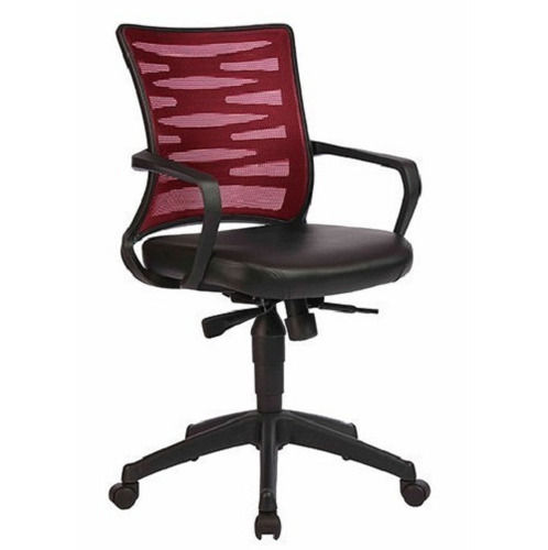 Machine Made 3.5X4 Feet Durable And Lightweight Leather And Pvc Plastic Office Chair