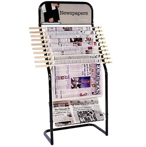 Machine Made 3 Feet Lightweight And Corrosion Resistant Stainless Steel Newspaper Holder