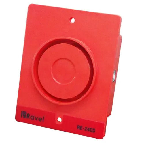 500-800Gm 17-28V Fr Abs Plastic Fire Alarm Hooter For Industrial Use Alarm Density: 110 Kilogram Per Cubic Meter (Kg/M3)