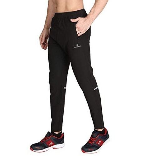 Lycra Solid Slim Fit Mens Track Pant | itzhoobb