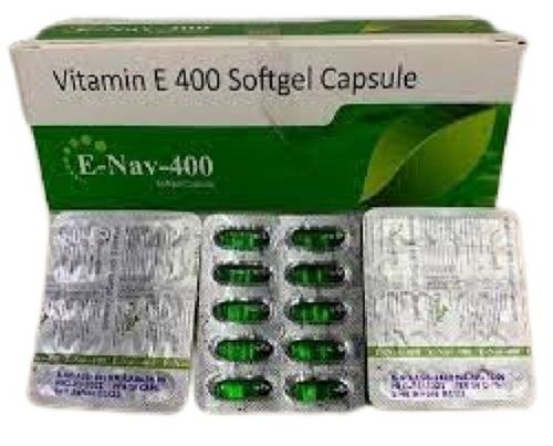 E-Nav-400 Vitamin E Capsules General Medicine For Healthy Immune System