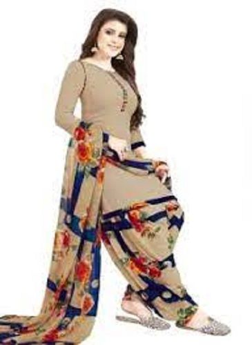 Multi Colored Multi-Colored Printed Cotton Full Sleeves Ladies Suits For Casual And Daily Wear 