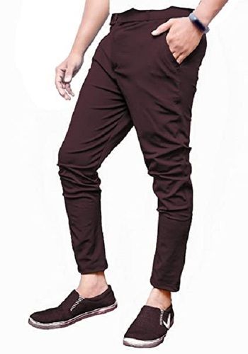 Polyester Plain Dyed Pant For Men