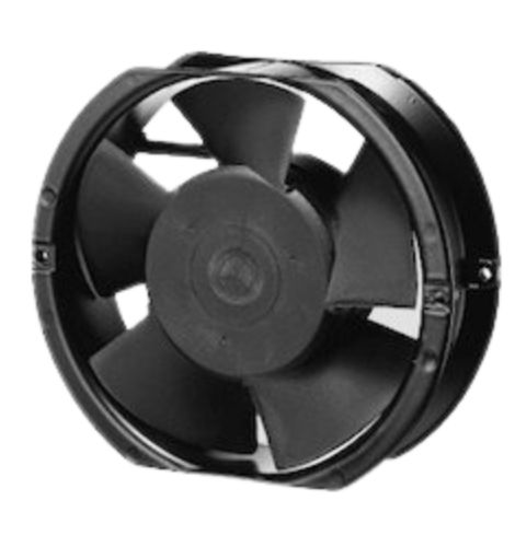 Black Round 3 Speed Modes Wall Mounted Plastic Blade Ventilation Ac Axial Fan