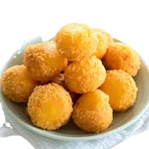 Round Fried Crunchy Texture Tasty Cheese Balls For Snacking 
