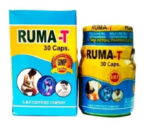 White Ruma T Joint Pain Relief Capsule For Adult