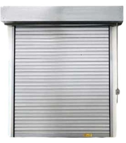 Silver Rust Proof Corrosion Resistant Commercial Mild Steel Gear Rolling Shutter