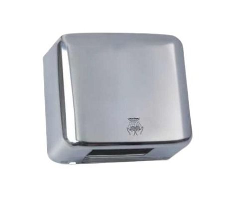 Silver Wall Mounted Stainless Steel Automatic Sensor Square Shaped Hand Dryer