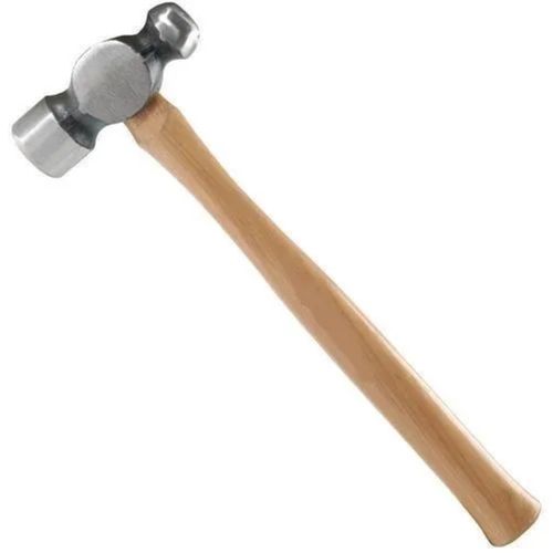 Silver 10 Inches 30X25X25Mm 500G Durable Steel Ball Peen Hammer For Shaping Metal Materials By Hammering