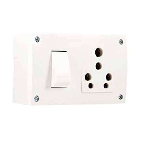 White 3 Meter 30 Gram 240 Volt 110 Watt Plastic Modular Electrical Switch