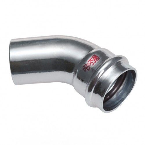 Strong 45 Degree Bend Angle Press Carbon Steel Pipe Elbow For Pipe Fitting