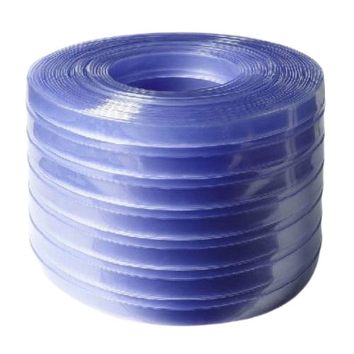 Blue 50 Meter 30-35Kg Plain Dyed Waterproof Pvc Strip Curtain For Living Room 