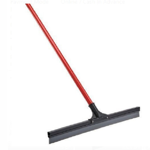 पोंछने और सफाई के लिए स्टील हैंडल के साथ पोर्टेबल प्लास्टिक हेड फ्लोर वाइपर