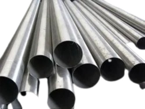 Silver Round Seamless Galvanized Stainless Steel Pipe For Construction Work