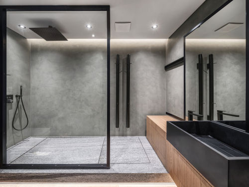 SHOWER GLASS PARTITIONS 