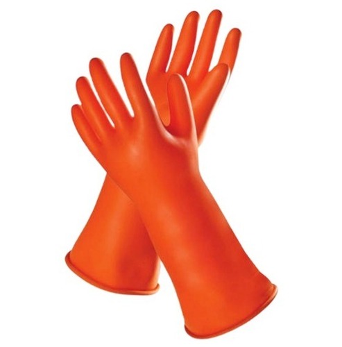 वॉशेबल और इंडस्ट्रियल लॉन्ग फिंगर प्लेन रबर हैंड ग्लव्स