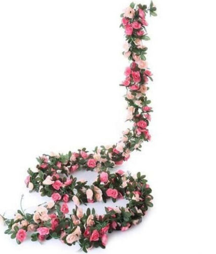 450 Grams 2.3x0.1 Foot Plastic Artificial Rose For Home And Wedding Decoration