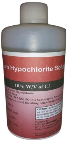 99% Purity Sodium Hypochlorite For Hospital, Pack Size 5 Liter Application: Hospital