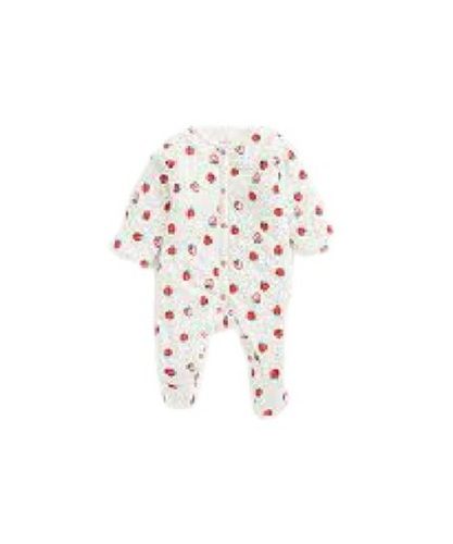 Breathable Printed Pattern Round Neck Cotton 3/4th Sleeve Baby Pajamas