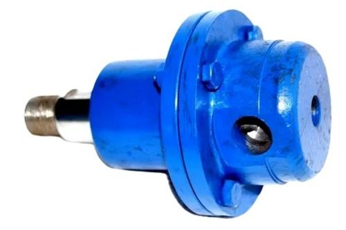 Blue Industrial Stainless Steel Steam Rotary Joint With 15Mm Thickness