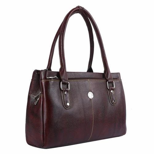 Lightweight Large Space Moisture Proof Plain Leather Bags For Ladies