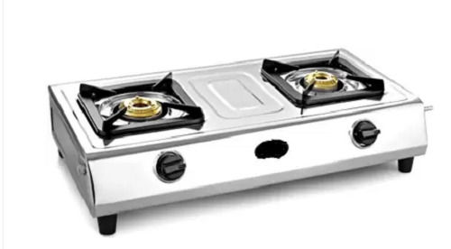 Lightweight Rust Proof Stainless Steel 2 Burner Gas Stove For Kitchen