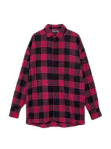 Men Casual Wear Full Sleeve Checked Cotton Shirt Collar Style: Straight