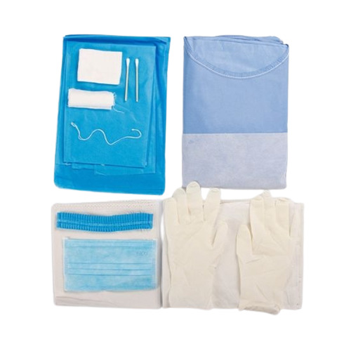 अस्पताल के लिए नॉन वोवन रिसाइकिल और डिस्पोजेबल डिलीवरी किट ग्रेड: मेडिकल ग्रेड