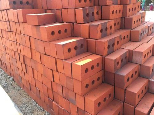 Rectangular Sold Form Red Clay Brick For Building Construction Porosity: Solid