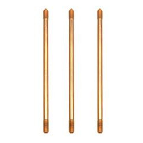 40 To 100mm Rod Diameter Solid Copper Earthing Electrode For Earthing