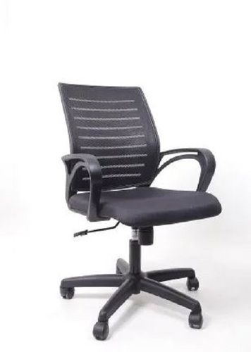 ABS Plastic Low Back Adjustable Revolving Office Extention Chair With Rails