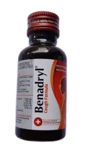 Benadryl Cough Syrup General Liquid Medicine For All Age People Recommended For: Recommnded To Doctor