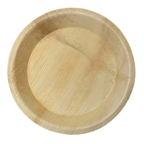 Ecofriendly Durable 10 Inch Round Shape Plain Disposable Areca Leaf Plate 