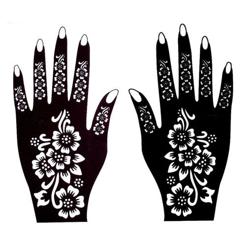 Stylish And Designer Heena Mehendi Stencil For Personal