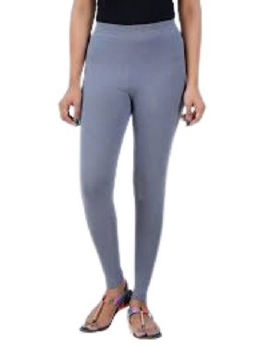 Grey Ladies Formal Wear Cotton Leggings