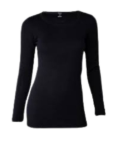 Ladies V Neck Full Sleeve Plain Regular Fit Woolen T-Shirt