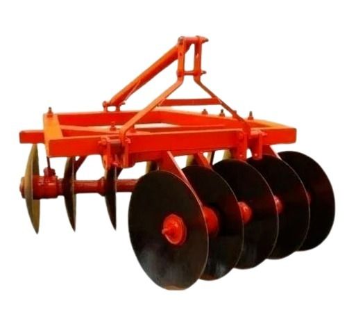 Orange And Black 30 Kg/Hr 30 Hp Color Coated Mild Steel Ten Disc Harrow For Agricultural