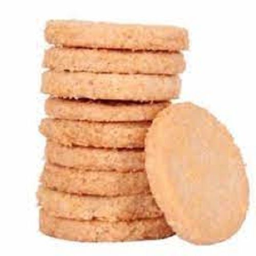 7% Fat Content Round Shape Crispy And Testy Coconut Biscuits