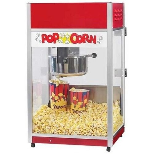 Eco Friendly 560 X 400 X 710 Mm 20 Kg 80 Kg/Hr Capacity 220 Volt Stainless Steel Popcorn Machine