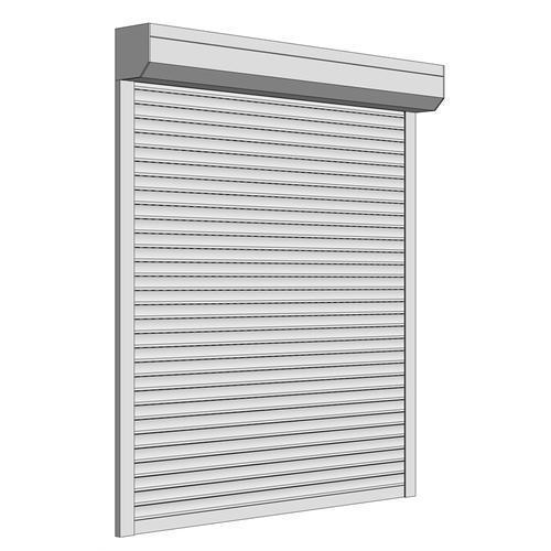 Silver Corrosion Resistance Vertical Opening Rolling Shutter