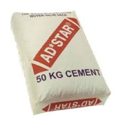 Easy To Carry Printed Plastic Bag For Cement Storage