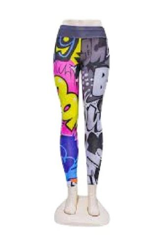 Multi Printed Cotton Casual Wear Leggings For Women