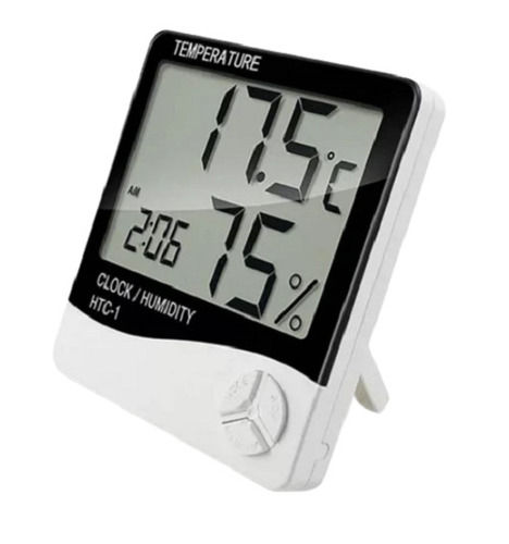 Rectangular Plastic And Glass Digital Hygrometer Accuracy: 5  %