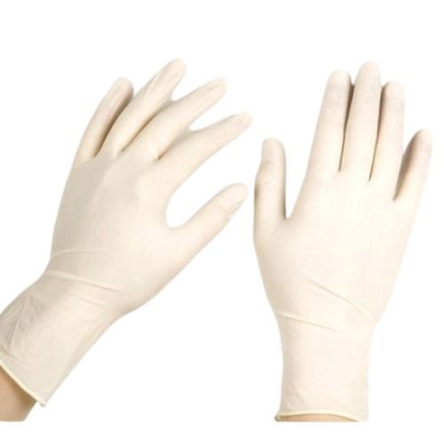 Washable Soft Plain Rubber Latex Medical Examination Hand Gloves