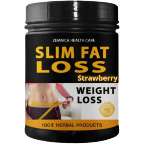 100% Herbal Slim Fat Loss Strawberry Flavor Powder