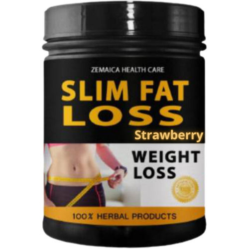 100% Herbal Slim Fat Loss Strawberry Flavor Powder Age Group: 18+